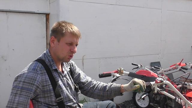 Тест переделанной косилки Заря на мотоблоке с адаптером смотреть онлайн