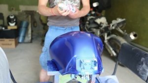 Аэрозольная краска Металлик: покраска мотоцикла из баллончика