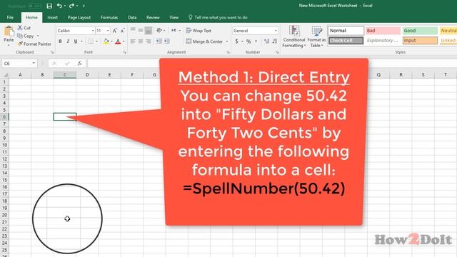 How to Convert Amount in Words in Excel (Spell Number) смотреть онлайн