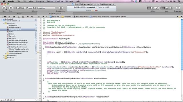 iPhone Tutorial: XML Parser Part 1 смотреть онлайн