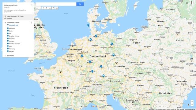 Google My Maps - Orte markieren und bearbeiten смотреть онлайн