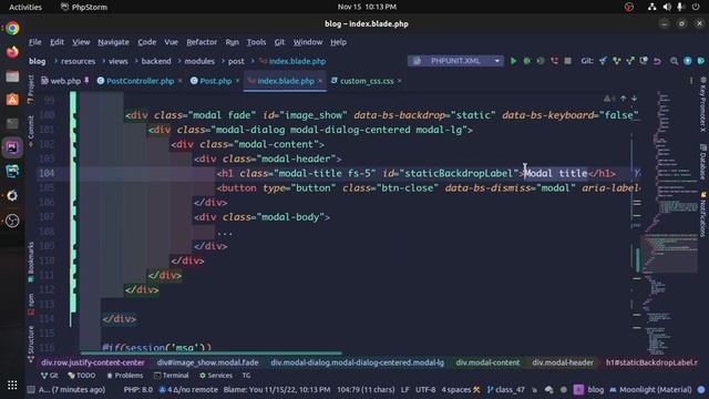 Laravel 9 Blog Project | Part - 8 | Post CRUD | Show Post List | Web Learn BD смотреть онлайн