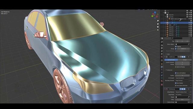 Fix Shading In Hardsurface Modeling In Blender | Using Amazing Shrinkwrap