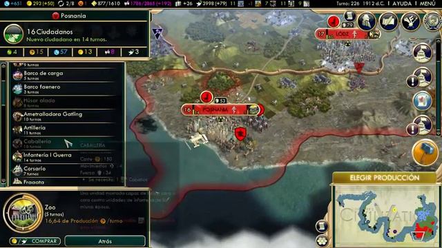 Civilization V - Complete Edition: Modernizandonos - T1 EP6 (Español) смотреть онлайн