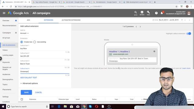 Ad extensions in Google Ads - Complete Tutorial. смотреть онлайн