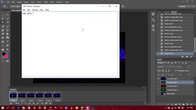 How to create Flashing light animation using photoshop CC/cs6 смотреть онлайн