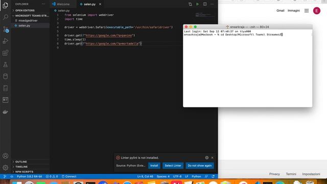 Selenium Safari con Python in 30 secondi смотреть онлайн