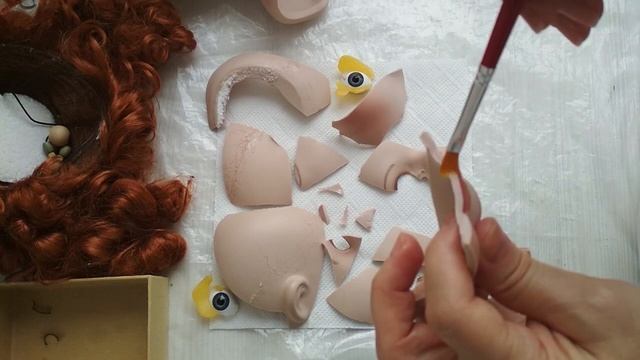 Реставрация большой фарфоровой куклы своими руками смотреть онлайн