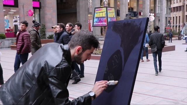 Փայլերով նկար, անակնկալ դիմանկար / портрет блестками для девушки/ Արսեն Պետրոսյան/Arsen Petrosyan смотреть онлайн