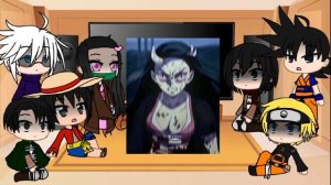 Anime Characters React To Each Other||Nezuko Kamado