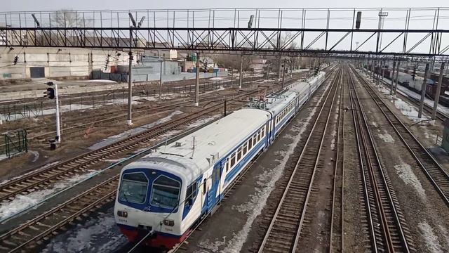 ЭД9М-0260 с поездом 6829 Ерейментау Нур Султан Кокшетау смотреть онлайн
