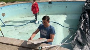 РЕМОНТ БЕТОННОГО БАССЕЙНА своими руками.