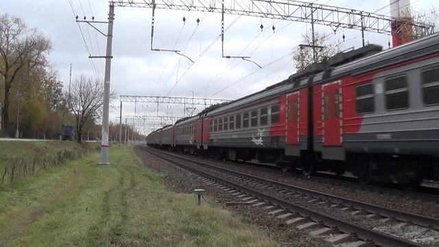 Электропоезд ЭД4М-0465 РЭКС сообщением Раменское - Москва смотреть онлайн