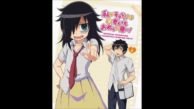 WataMote ED Ending 5 Full - Sokora no Kigurumi no Fuusen to Watashi [Ep 11 ED] смотреть онлайн