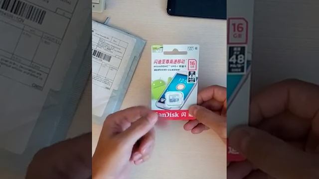 Распаковка пакета с Алиэкспресс - карта памяти на 16 Гб San Disk смотреть онлайн