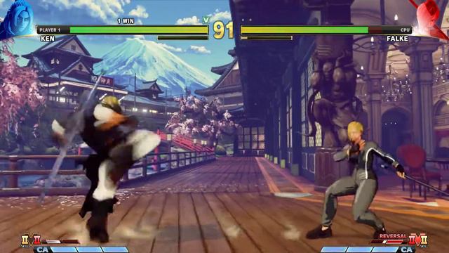 Ken Vs Falke (Hardest AI) Street Fighter V:CE смотреть онлайн