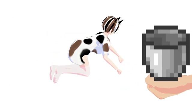 How To Get Milk From Cows  |  Minecraft Anime