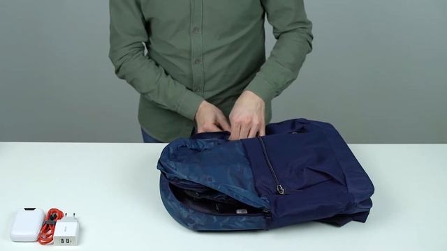 Backpack CASE LOGIC Founder 26L CCAM-2126 (Dress Blue/Camo) | Запаковка смотреть онлайн