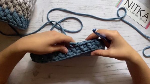 Узор шишечки от svoimirukami_msk из трикотажной пряжи Нитка