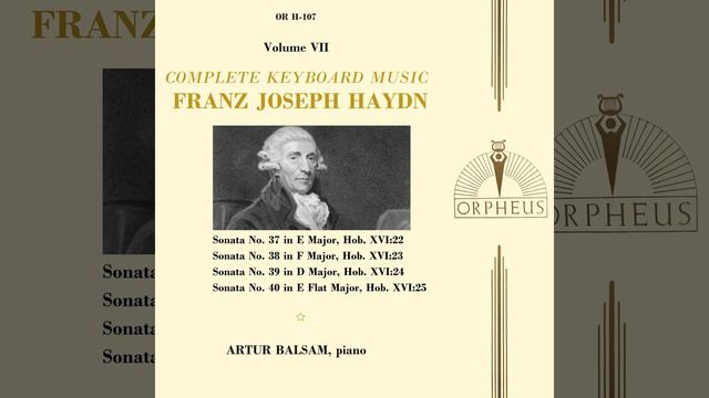 Sonata No. 38 in F Major, Hob. XVI.23: II. Adagio смотреть онлайн