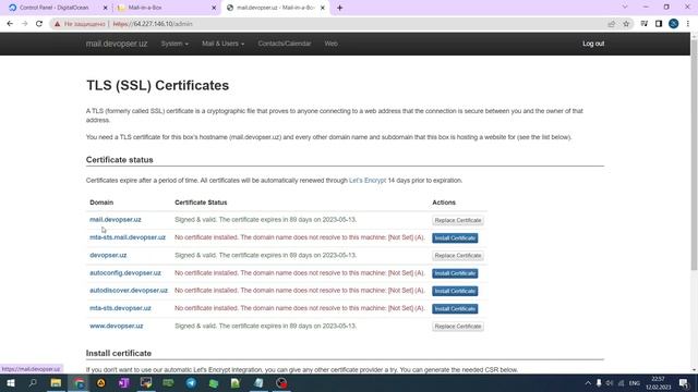 1) Полноценный Почтовый сервер за 10 мин! Mail-In-A-Box /mail/server/domen/letsencrypt/SSL/CertBot/ смотреть онлайн