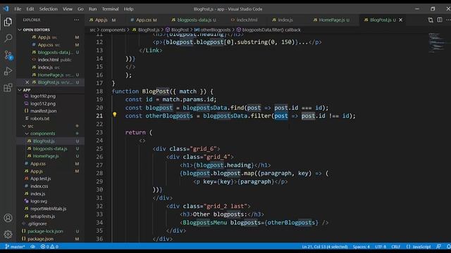 How to explain JavaScript filter in React application? смотреть онлайн