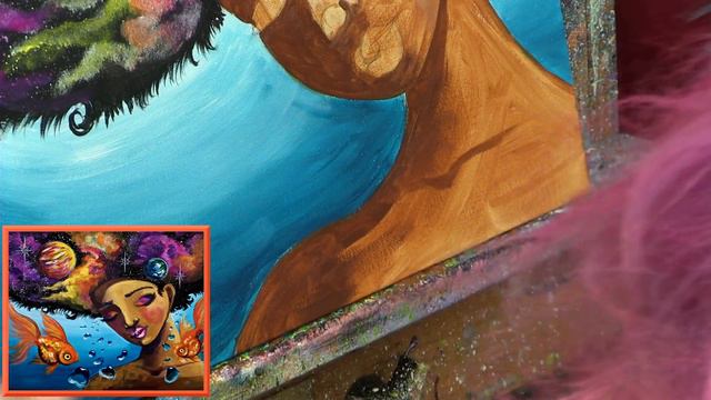 Galactic Soul Real time Acrylic painting tutorial how to paint faces #AboutFace #4 | TheArtSherpa смотреть онлайн