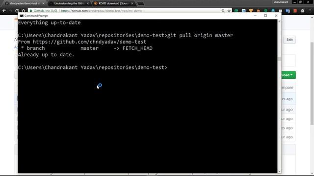 Learn commands- git pulling, git fetch | Creating branches in Github | Part 7 смотреть онлайн