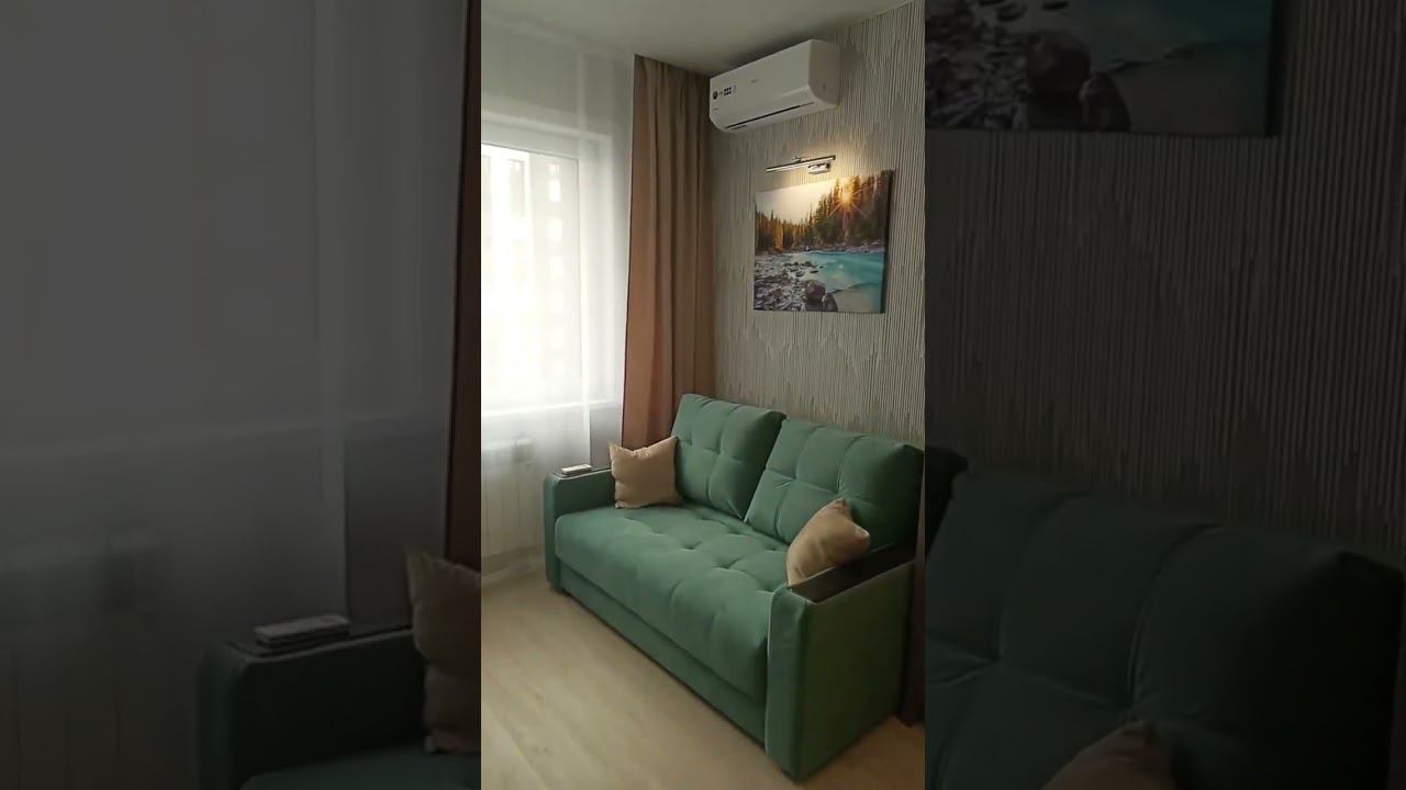 Рум-тур по 1-к квартире в ЖК «Авиаторе» (аренда) смотреть онлайн