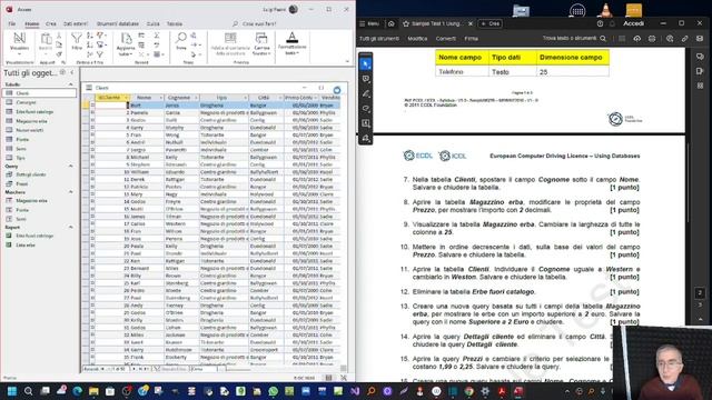 Using Database Episodio 5: Le tabelle - Sample test AICA смотреть онлайн