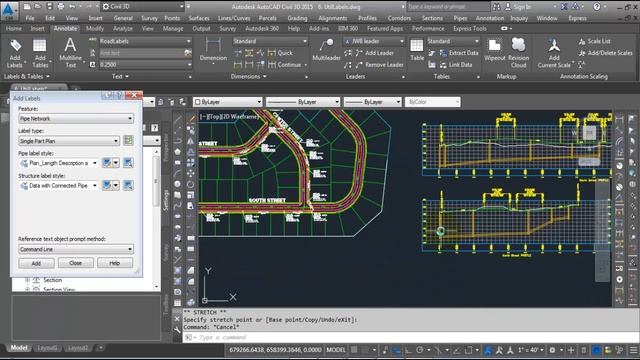 Add Labels a pipe network in Civil 3d for Pipes & Structures Urdu/Hindi смотреть онлайн