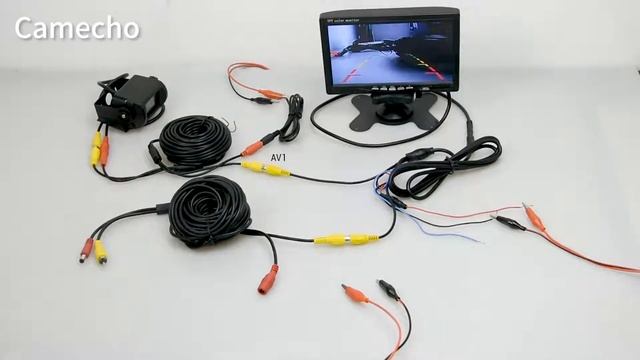 Camecho backup camera monitor kit смотреть онлайн