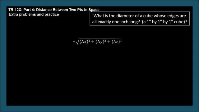 TR-12X: Distance Between Points in Space (Trigonometry series by Dennis F. Davis) смотреть онлайн