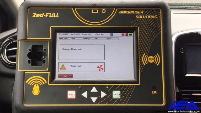 Renault CLIO IV 2015+ Key programming смотреть онлайн