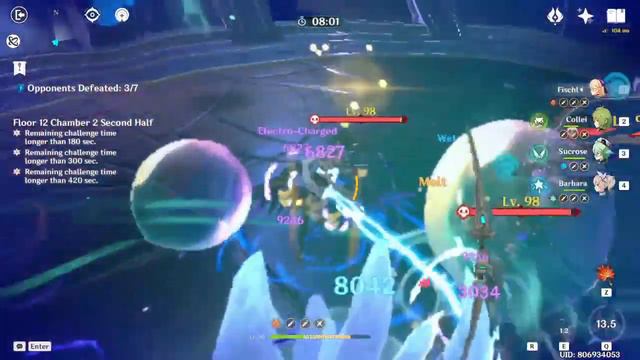 🚫 5 ⭐ Spiral Abyss 3.6 12F Full Star Phase 3 смотреть онлайн