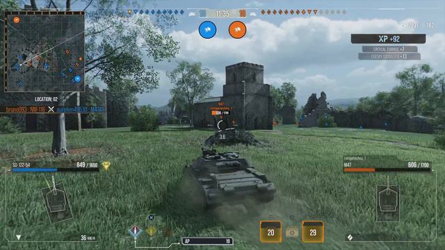 World of Tanks Console cold War SU-122-54 '56 Mastery 3rd mark смотреть онлайн