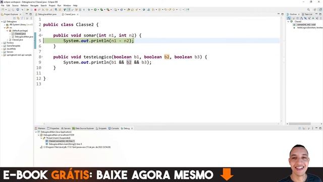 Como Debugar um Código Java no Eclipse IDE (execução passo a passo) смотреть онлайн