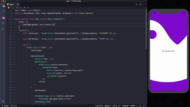 Twitter Style Loading Screen - React Native Animated #2 смотреть онлайн