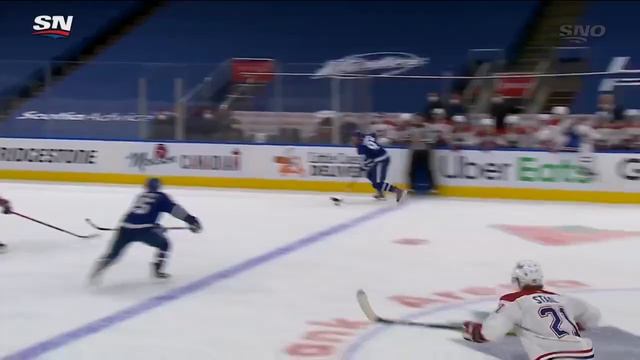 Josh Anderson Sent In On Partial Break, Scores Glove Side On Jack Campbell смотреть онлайн