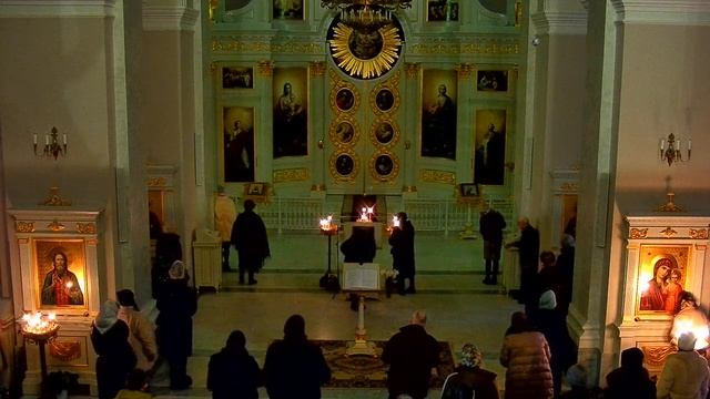 02.03.2023 18-00 Прямая трансляция в Храме Рождества Христова на Песках, Санкт-Петербург. смотреть онлайн