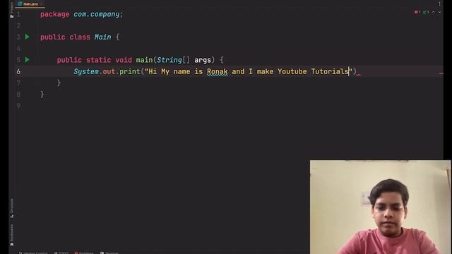 #2 Writing Our First Program In Java | Print anything in Java | Java for Newbies | CodeWithRonak смотреть онлайн
