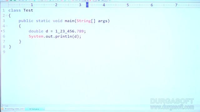 Java 11 Turorials | Use of underscore (_) symbol in Numeric literals | by Durga Sir смотреть онлайн