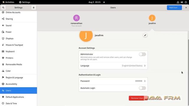 How to create user with home directory in CentOS Stream 9 using GUI mode смотреть онлайн