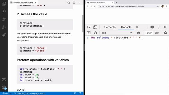 Variables In JavaScript смотреть онлайн