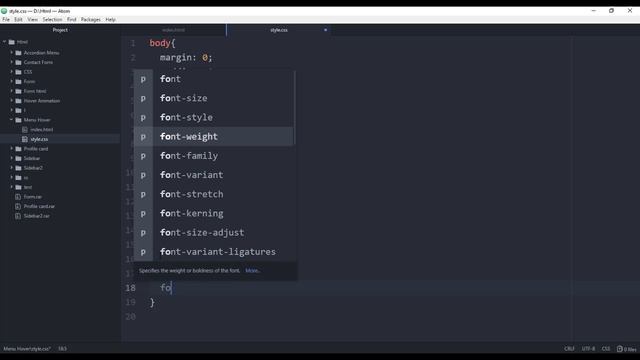 COOL MENU HOVER EFFECTS USING HTML AND CSS смотреть онлайн