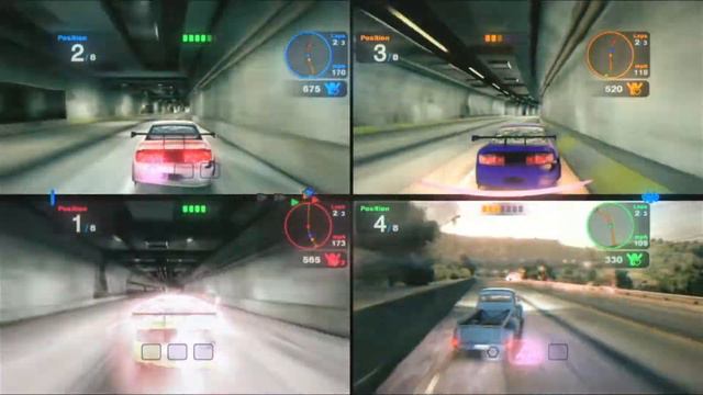 Blur- 4 Players Multiplayer Splitscreen