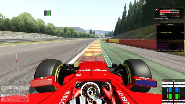 2017 Ferrari SF70H 1.48.5 on xbox gamepad смотреть онлайн
