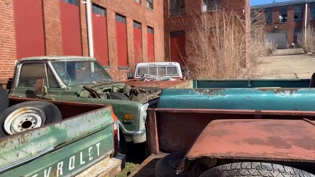 New Bucket truck and several Chevy C-10s for sale смотреть онлайн
