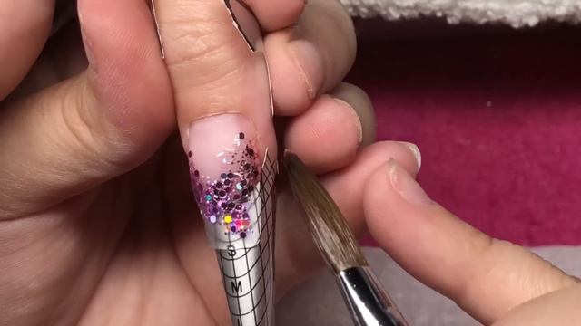 SUPER PRETTY ACRYLIC NAILS | ENCAPSULATED SMILE LINE ROSE смотреть онлайн