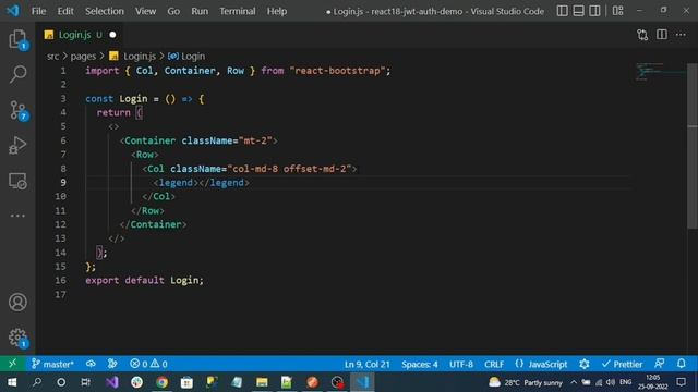 Part-1 | ReactJS(v18) Authentication With JWT AccessToken And Refresh Token смотреть онлайн